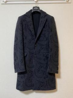 合馬公式アカウント1専用美品 エトロ チェスターコート ペイズリー柄 ベロア 合馬公式アカウント1専用美品 エトロ チェスターコート