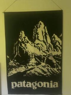 非売品パタゴニア patagonia アドバータイズメントフラッグバナー80年代 非売品パタゴニア patagonia アドバータイズメントフラッグ