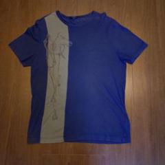 GUCCI ネイビー/カーキ Tシャツ L