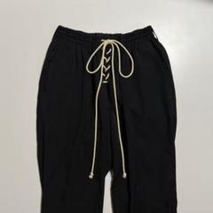 Yohji Yamamoto POUR HOMME レースアップ イージーパンツ