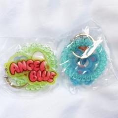 エンジェルブルー スプリングゴム キーホルダー 中村くん ナカムラくん ガチャ