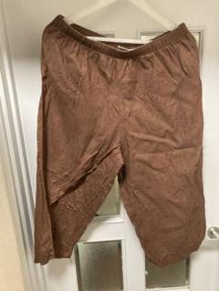 Hot cotton リネン　ハーフパンツ　USA ブラウン