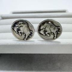GEORG JENSEN カフス　シルバー925 牛　70