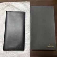 OMEGA　オメガ　2つ折り財布　ウォレット OMEGA オメガ レザー がま口 二つ折り ウォレット レザー