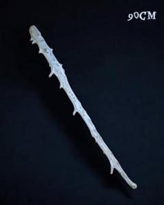 棘棘した自然流木90cmロング　ホワイト　ワイルド　ハンドメイド　雑貨　おしゃれ