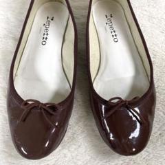 レアモデル【美品】レペット　フラットパンプス　バレエシューズ　ペイズリー柄　39 Cendrillon バレエフラット -ラバーソール【New Size