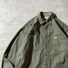【ダブルフェイス、キャンバスシャツジャケット】carhartt肉厚アメカジL