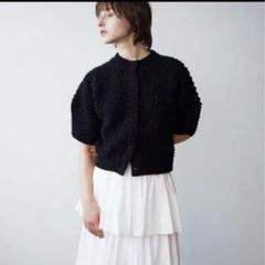 2025年最新】clane 3d dot half sleeve knit cardiganの人気