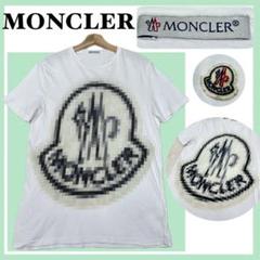 ✨美品✨希少✨MONCLER ピクセル モザイク ロゴTシャツ 正規品 Lサイズ