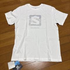 SALOMON ロゴTシャツ M ホワイト