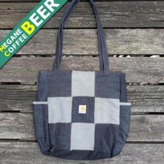 【美品】カーハート carhartt デニムリメイクトート carhartt - リメイクトートの通販 by ゆい's shop｜カーハート