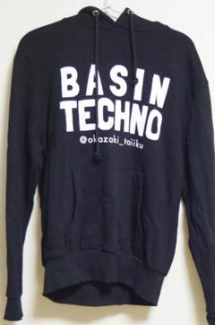 岡崎体育　BASIN TECHNO パーカー　ブラック Amazon.co.jp: 岡崎体育 BASIN TECHNO パーカー 古着 Sサイズ
