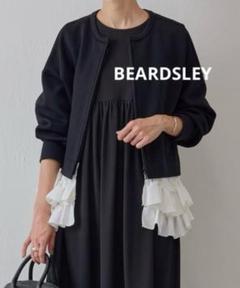 極美品 BEARDSLEY 裾フリルブルゾン 極美品 BEARDSLEY 裾フリルブルゾン - メルカリ