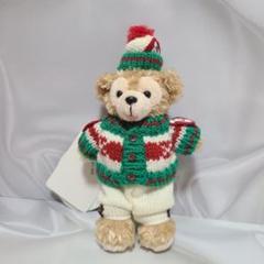 優良品 ディズニー ダッフィー　ぬいぐるみ　バッジ　オープンマウス　クリスマス 東京ディズニーシー クリスマス 2007 ダッフィー オープンマウス