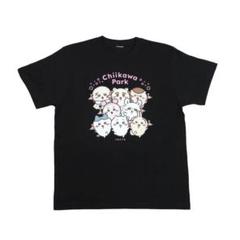 ちいかわパーク限定商品！ ちいかわパーク Tシャツ メインビジュアル ブラック