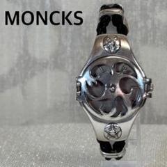 新品電池　MONCKS モンクス　スカルデザイン アナログ腕時計　スカル　 R