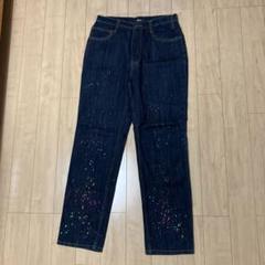 ne-net ネネット クレイジーパターンデニム　Lサイズ　レディース　サルエル ネネット クレイジーパターンデニム サルエル パンツ レディース