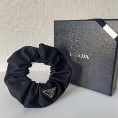 ★ PRADA / プラダ ★ トライアングルロゴ シュシュ 1IF015 Amazon | [プラダ]ヘア アクセサリー リナイロン トライアングル