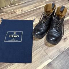 独創的 Tricker's メルカリ - 収納袋付き 黒レザーブーツ 靴