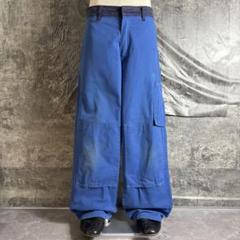 Euro Work〈ダルルニーペインターパンツ ブルー リアルフェード ルーズ〉 Euro Work〈ダルルニーペインターパンツ ブルー リアルフェード