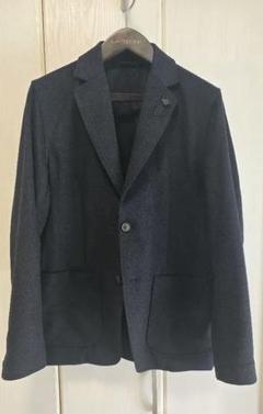 ハンガー付属 新品 LARDINI ウール ジレ 44 チャコールグレー ハンガー付属 新品 LARDINI ウール ジレ 44 チャコールグレー
