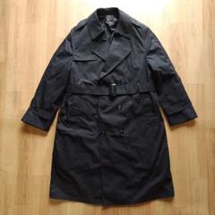 ✩デッドストック 40S 米軍実物 USN ブラックトレンチコート M09129 ✩デッドストック 40S 米軍実物 USN ブラックトレンチコート