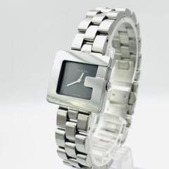 【美品】GUCCI 3600L Gタイムレス シルバーウォッチ ブラック文字盤 美品】GUCCI 3600L Gタイムレス シルバーウォッチ ブラック文字