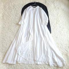 美品 近年モデル✨ミズイロインド シャツ ワンピース フレア ロング マキシ