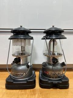 週末値下げ⭐︎Coleman ガソリンランタンunleaded2 二台＋部品 週末値下げ⭐︎Coleman ガソリンランタンunleaded2 二台＋部品