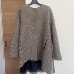 ルフィル　グレー ケープシルエット コート ルフィルグレー ケープシルエット コート