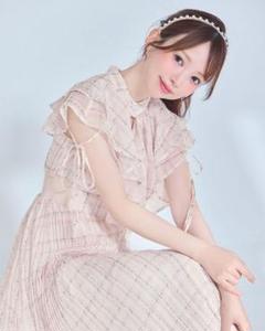 新品未使用】ミシェルマカロン‪‪❤︎‬ケープリボンワンピース‬