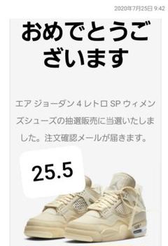オフホワイト×ナイキ エアジョーダン4 SP ウィメンズ "セイル"