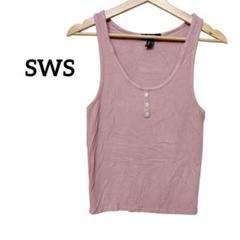 SWS ピンク タンクトップ レディース　トップス　夏服　小さめ　細身