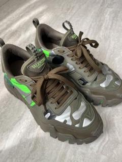 Valentino garavani グリーンテーラーツーピースビンテージ