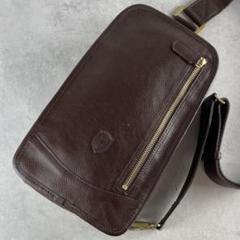 極美品✨ SOT ソット ボディバッグ レザー/本革 メンズ ブラウン系
