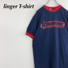 メキシコ製 両面プリント 半袖 リンガーTシャツ トリムTシャツ 古着