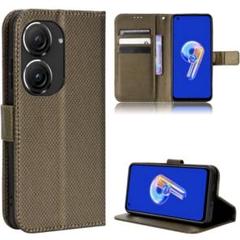 ASUS Zenfone 10/ASUS Zenfone 9 ケース　ブラウン