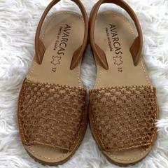 【24cm】AVARCAS アバルカス メッシュサンダル　フラット