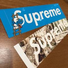 SUPREME SMURFS&BLLING BOXLogoステッカーセット