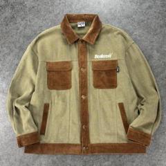 BEAKREST ワークジャケット 切替 コーデュロイ デニム ブルゾン M