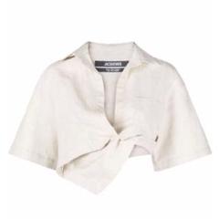 Jacquemus Capri クロップドシャツ　サイズ34 Jacquemus Capri クロップドシャツ サイズ34 - メルカリ