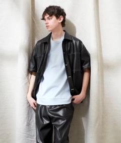 EMMA CLOTHES エマクローズ レザー セットアップ ブラック シャツ