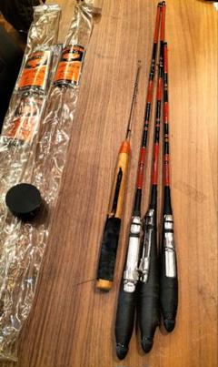 新品未使用品 ワカサギ竿 145cm 2本 110cm 計3本セット+手作り