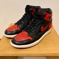 激安！早い者勝ち！エアジョーダン1ブレッド！2016年！！ 2025年最新】air jordan 1 bred 2016の人気アイテム - メルカリ