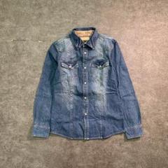 7BS2 デニム　カウボーイシャツ　ウエスタン　アメカジ　古着