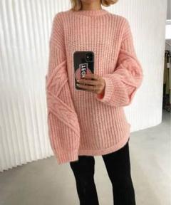 Ameri（アメリ）の「BACK CABLE KNIT（ニット/セーター）」 - WEAR