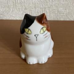 吉澤深雪 インテリア雑貨 置物 有田焼 猫 ミケ