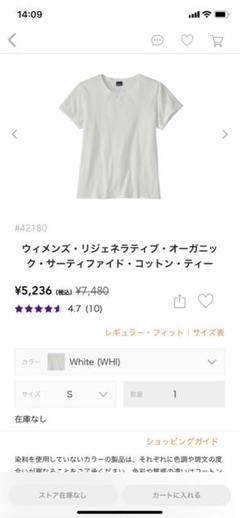 パタゴニア☆オーガニックコットンTシャツ