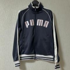 PUMA プーマ ピンクロゴ スポーツウェア ジップアップ ジャケット M