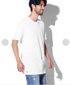 ⭐美品⭐ラコステ Tシャツ カットソー インナー 白 ワンポイント 半袖
